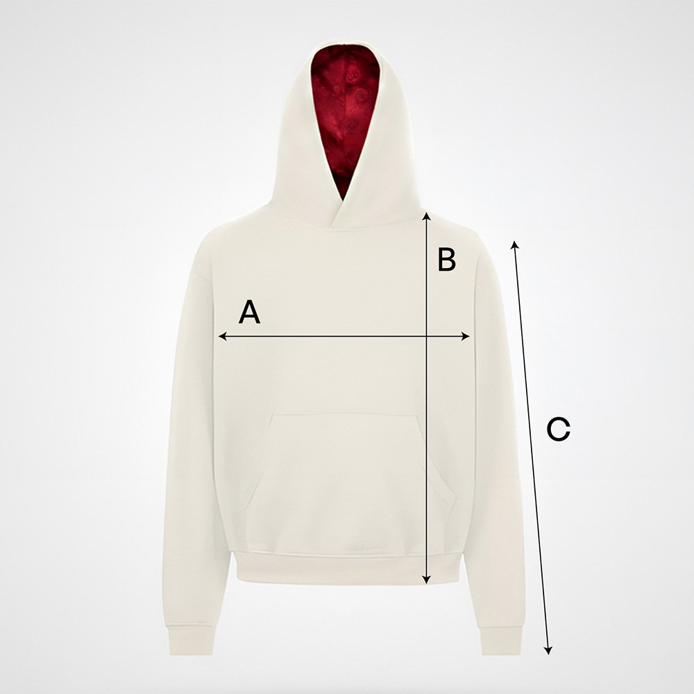 Sudadera con capucha de tela de damasco y flechas para las tallas