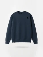 Vista frontal de sudadera marca Faaia color azul marino.