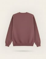 Sudadera color burdeos vista trasera de la marca Faaia.