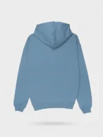 Vista trasera de sudadera con capucha de color citadel de la marca Faaia.