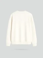 Sudadera blanca marca Faaia vista trasera.